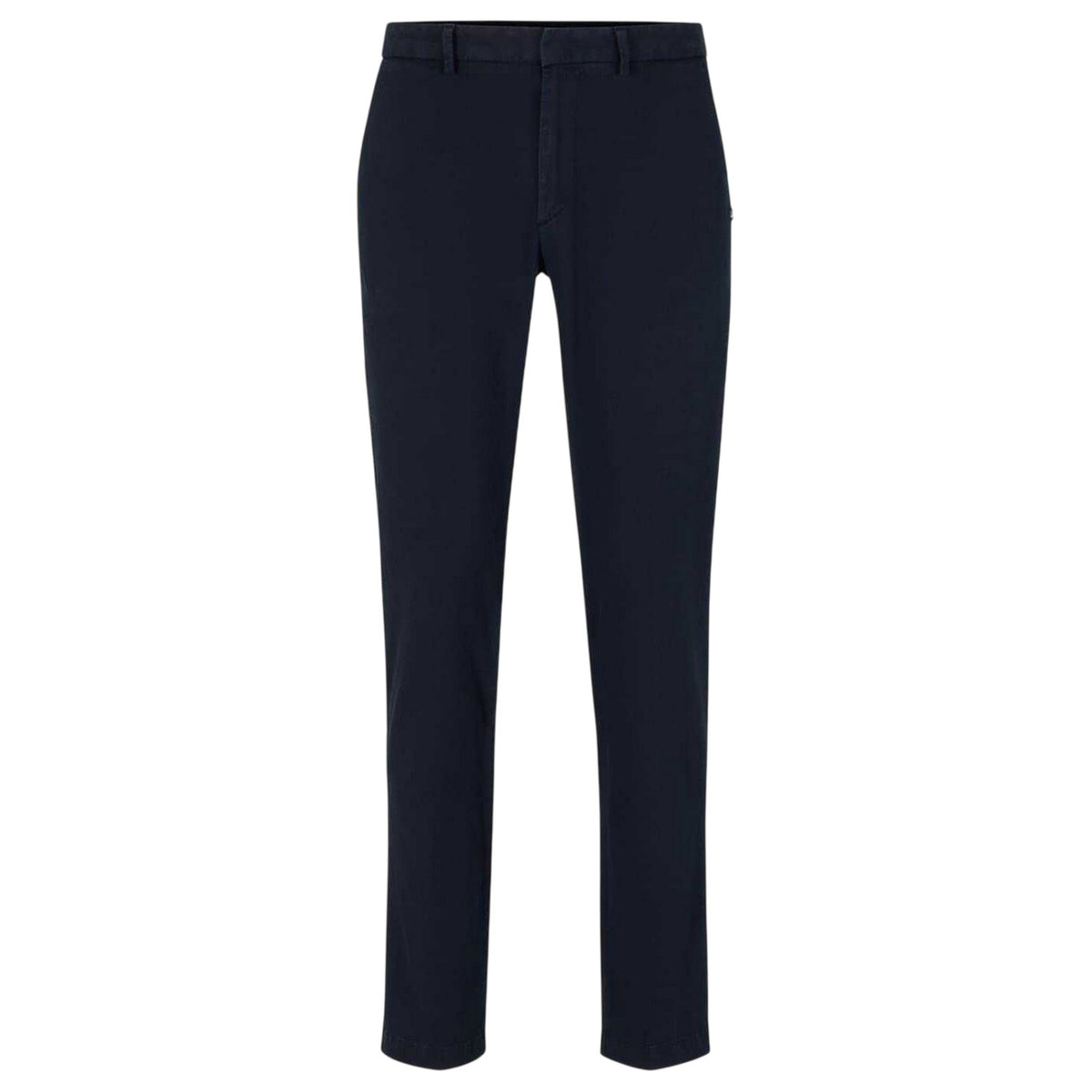 Dark Blue - Front - Boss Mens Kaito1 Slim Chinos