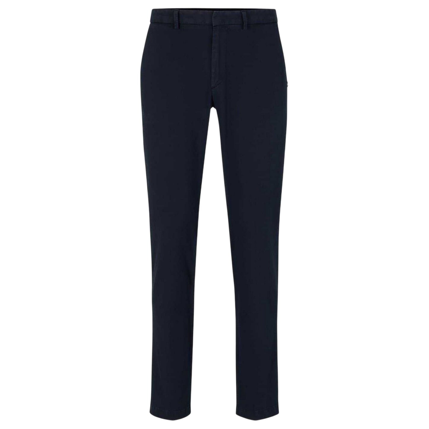 Dark Blue - Front - Boss Mens Kaito1 Slim Chinos