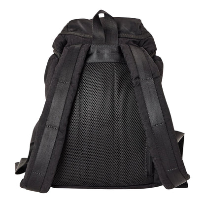 Black - Back - Diesel Monogram Jacquard Rucksack
