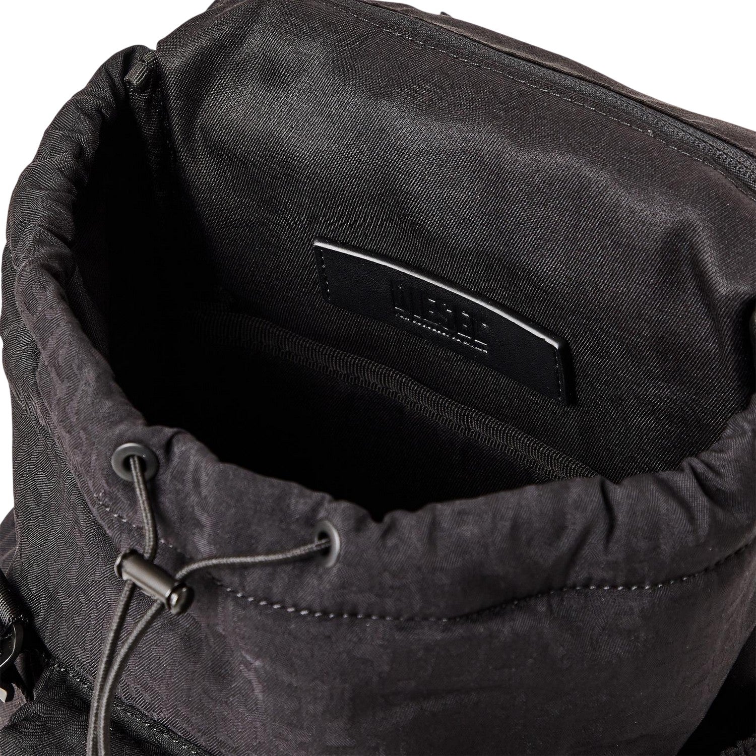 Black - Lifestyle - Diesel Monogram Jacquard Rucksack