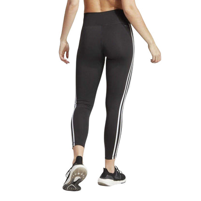 Black-White - Back - Adidas Womens-Ladies Techfit Compression Fitted 7-8 Leggings