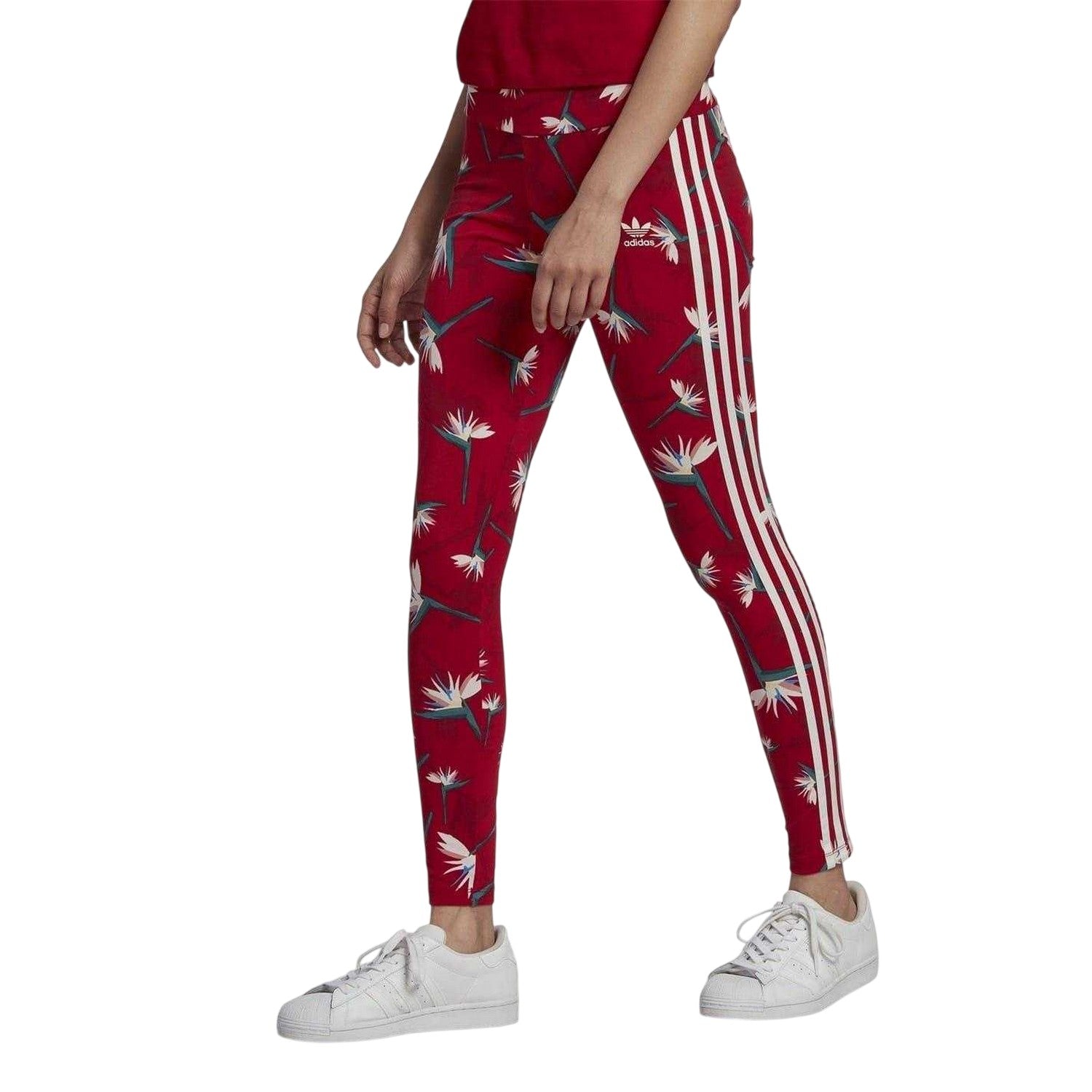 Red - Lifestyle - Adidas Womens-Ladies Thebe Magugu Leggings