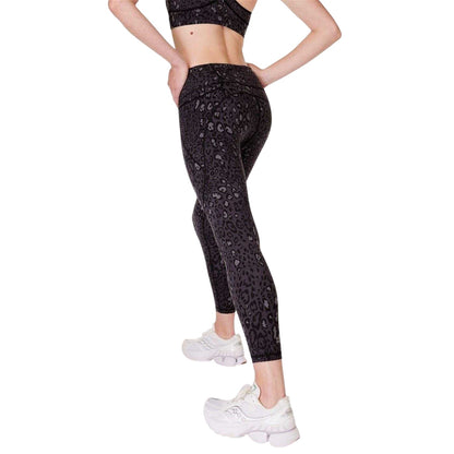 Black Animal - Back - Sweaty Betty Womens-Ladies 7-8 Leggings