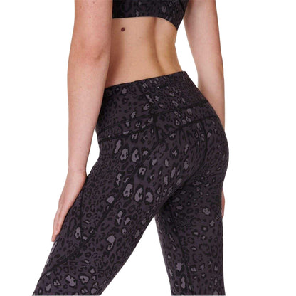 Black Animal - Side - Sweaty Betty Womens-Ladies 7-8 Leggings