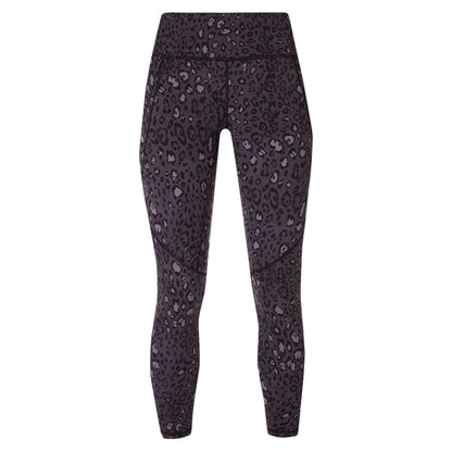 Black Animal - Front - Sweaty Betty Womens-Ladies 7-8 Leggings
