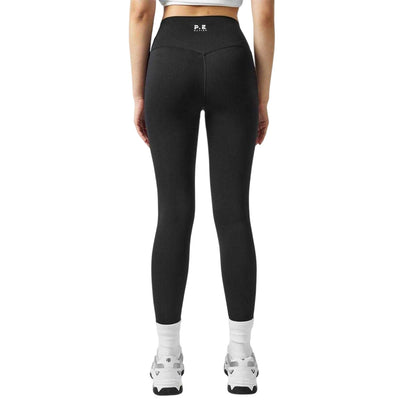 Black - Back - P.T Womens-Ladies Performance Athletic Running Tights