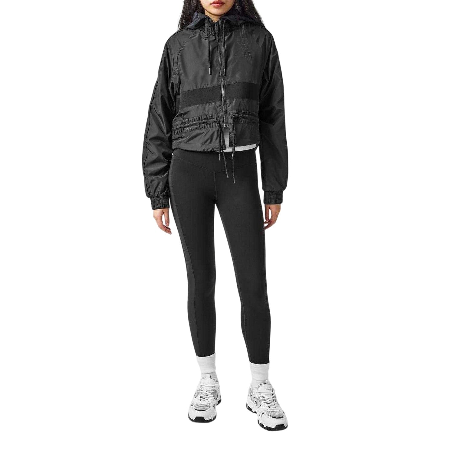 Black - Lifestyle - P.T Womens-Ladies Performance Athletic Running Tights