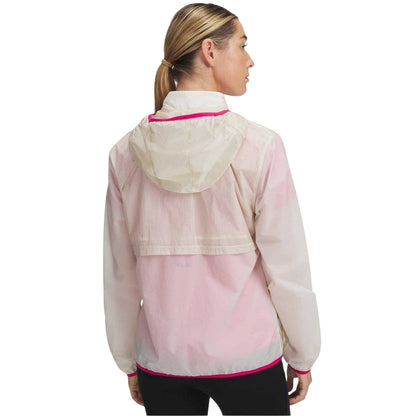 Brown - Back - Under Armour Womens-Ladies Lightweight Jacket