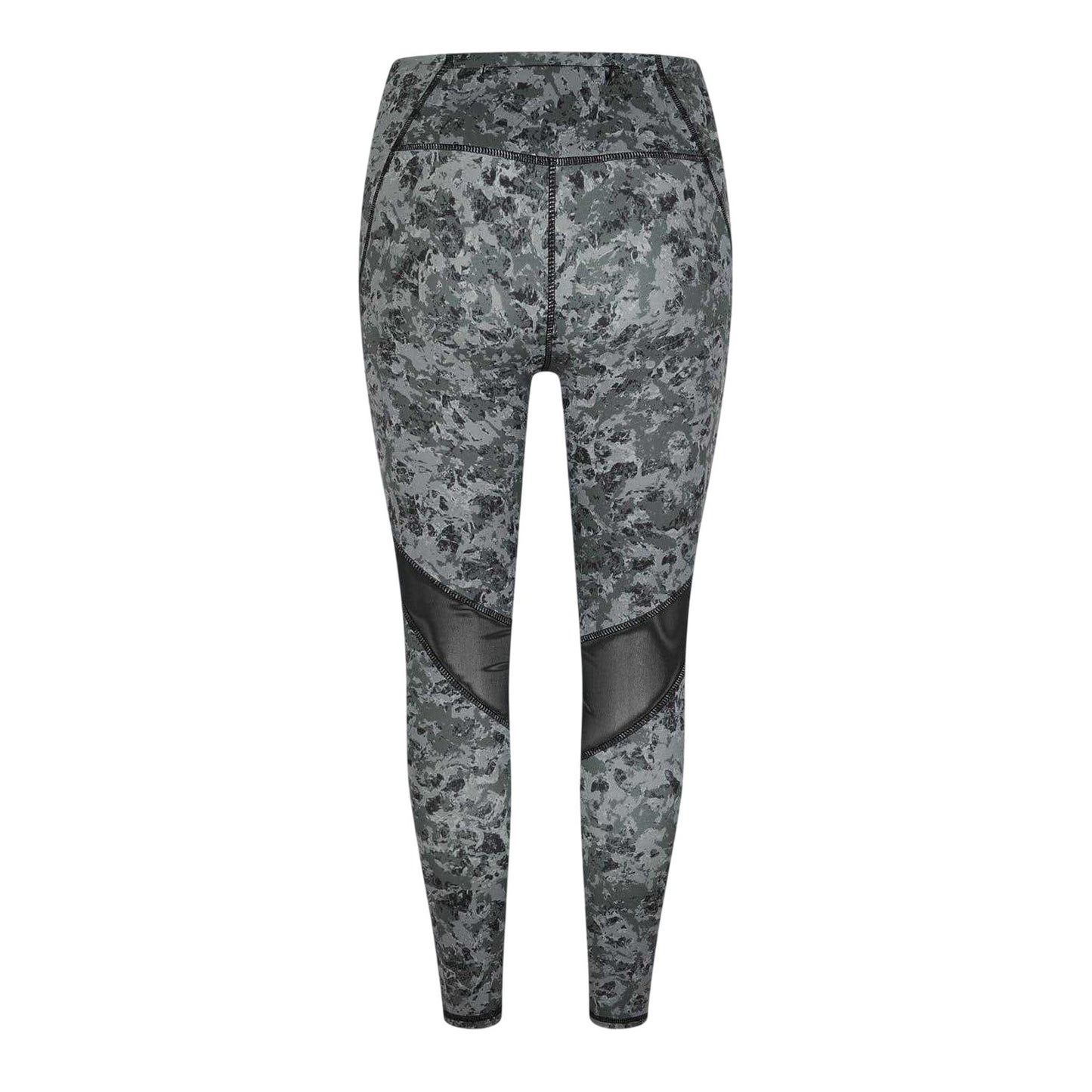 Grey - Back - Everlast Womens-Ladies Camouflage Leggings