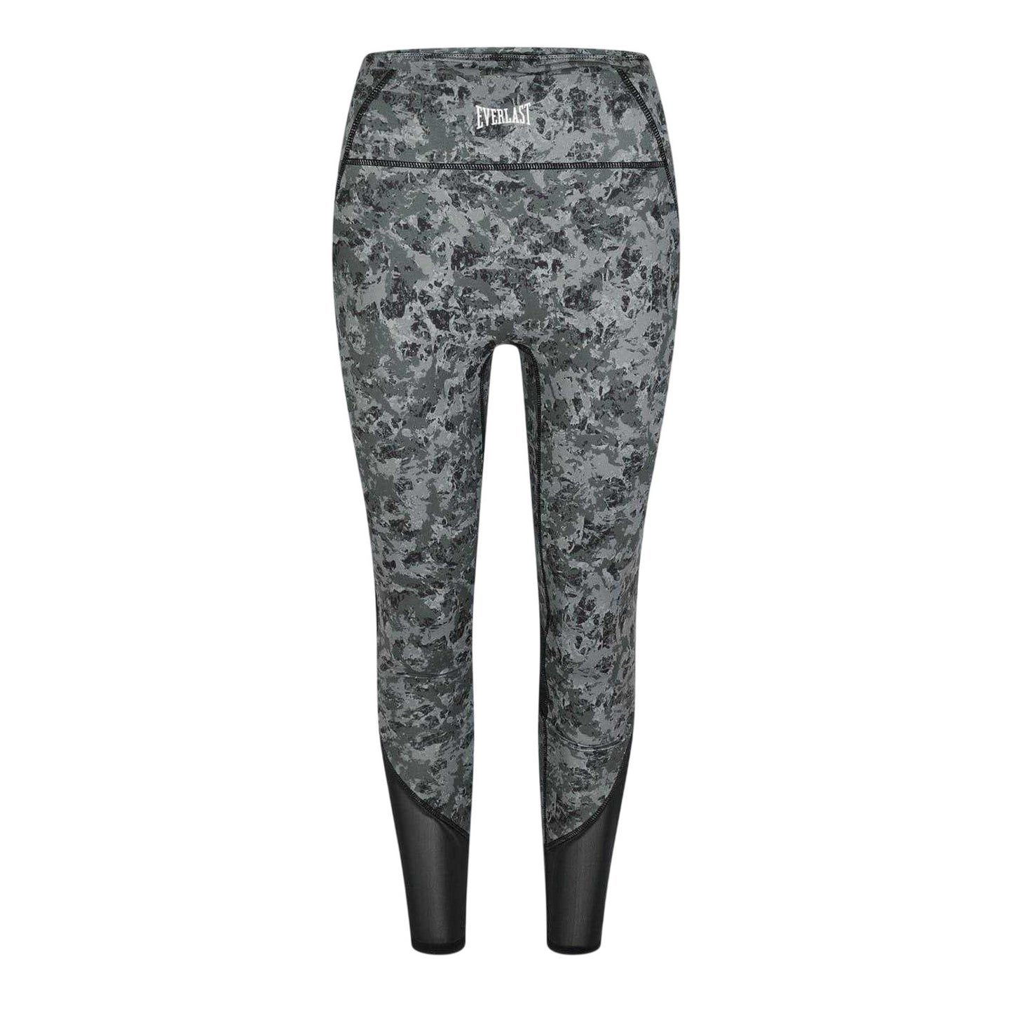 Grey - Front - Everlast Womens-Ladies Camouflage Leggings