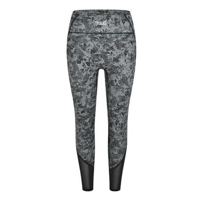 Grey - Front - Everlast Womens-Ladies Camouflage Leggings