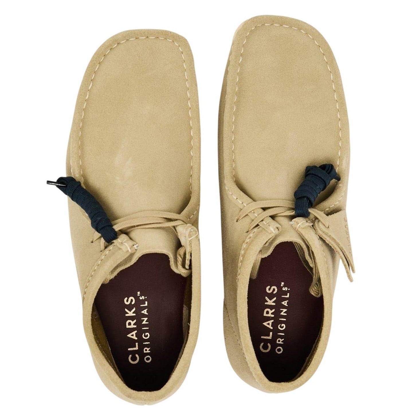 Maple - Side - Clarks Originals Mens Wallabee Suede Chukka Boots