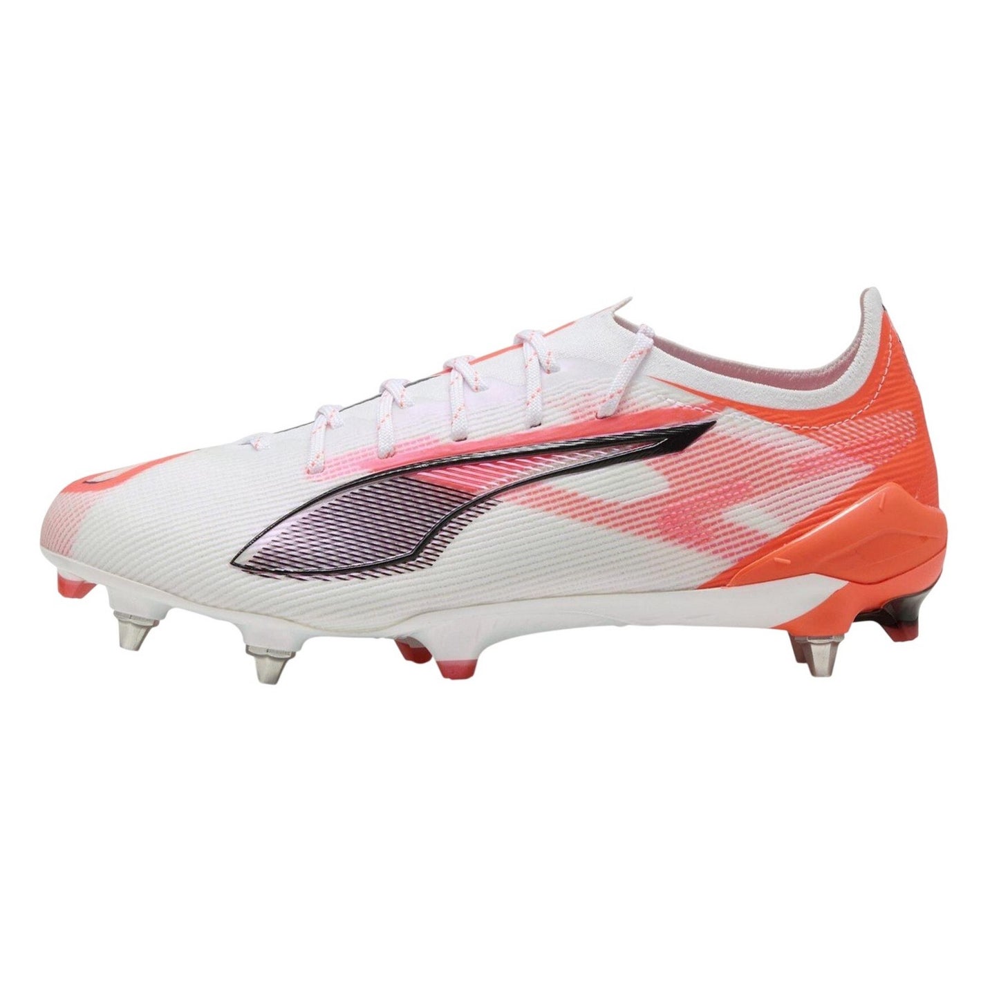 Puma White - Side - Puma Childrens-Kids Ultra 5 Ultimate Soft Ground Football Boots
