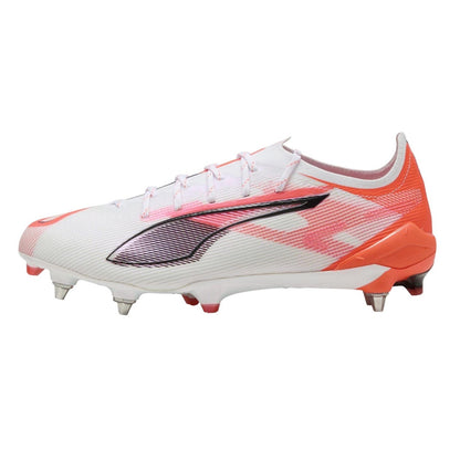 Puma White - Side - Puma Childrens-Kids Ultra 5 Ultimate Soft Ground Football Boots