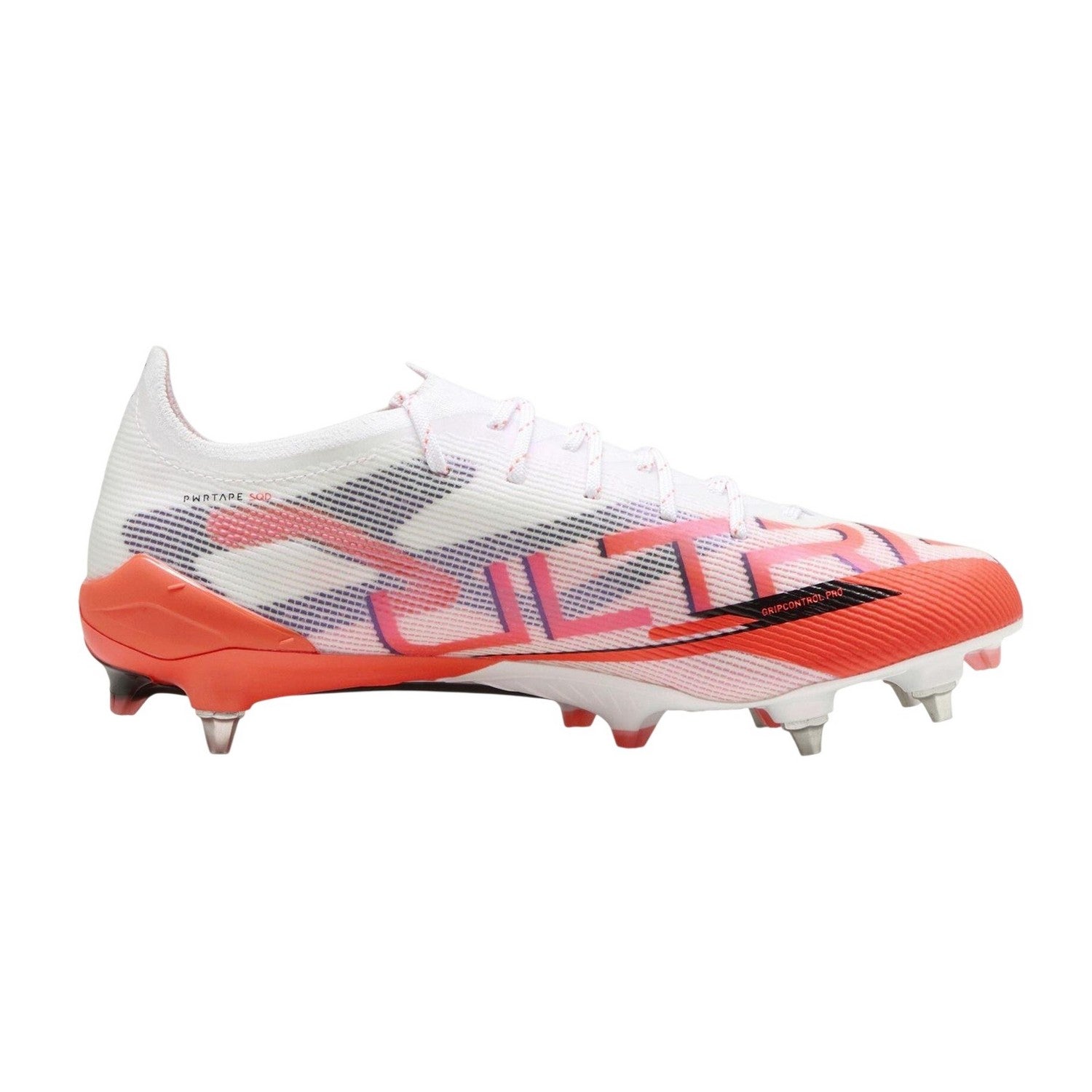 Puma White - Front - Puma Childrens-Kids Ultra 5 Ultimate Soft Ground Football Boots