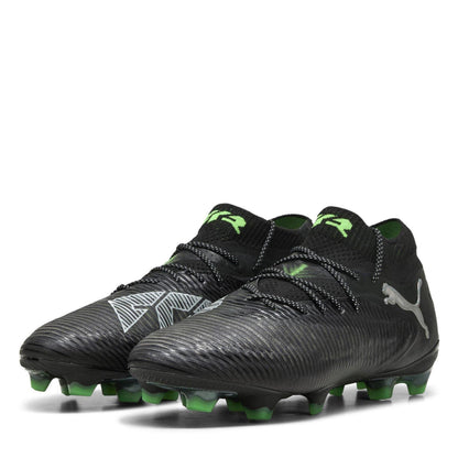Puma Black - Front - Puma Childrens-Kids Future 8 Ultimate Firm Ground Football Boots