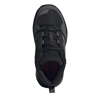 Black - Pack Shot - Adidas Childrens-Kids Terrex AX4R Waterproof Hiking Shoes