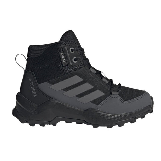 Black - Front - Adidas Childrens-Kids Terrex AX4R Waterproof Hiking Shoes