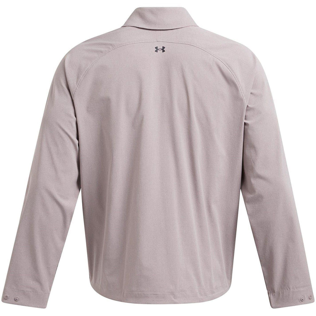 Grey - Back - Under Armour Mens Vent Bomber Jacket