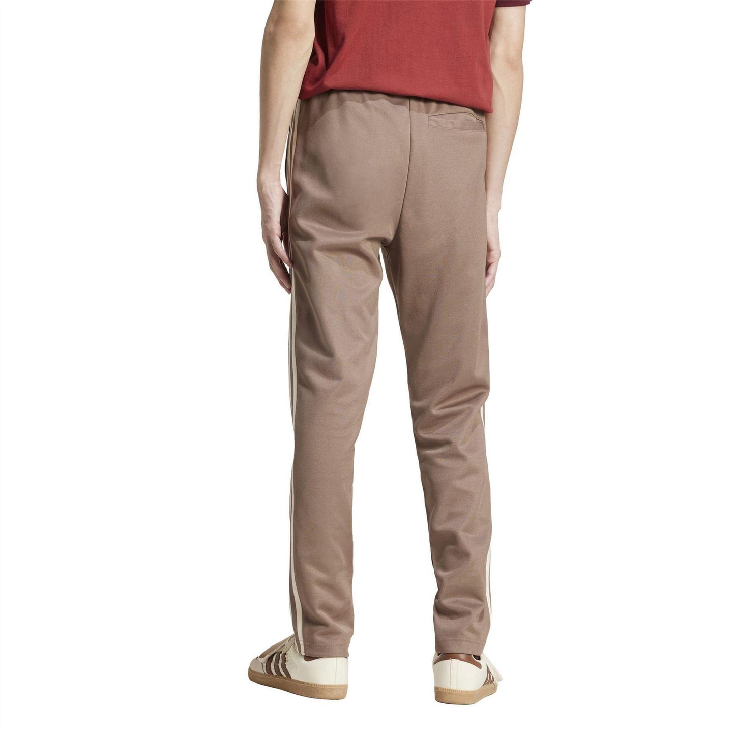 Brown - Back - Adidas Mens Adicolor Classics Tracksuit Bottoms