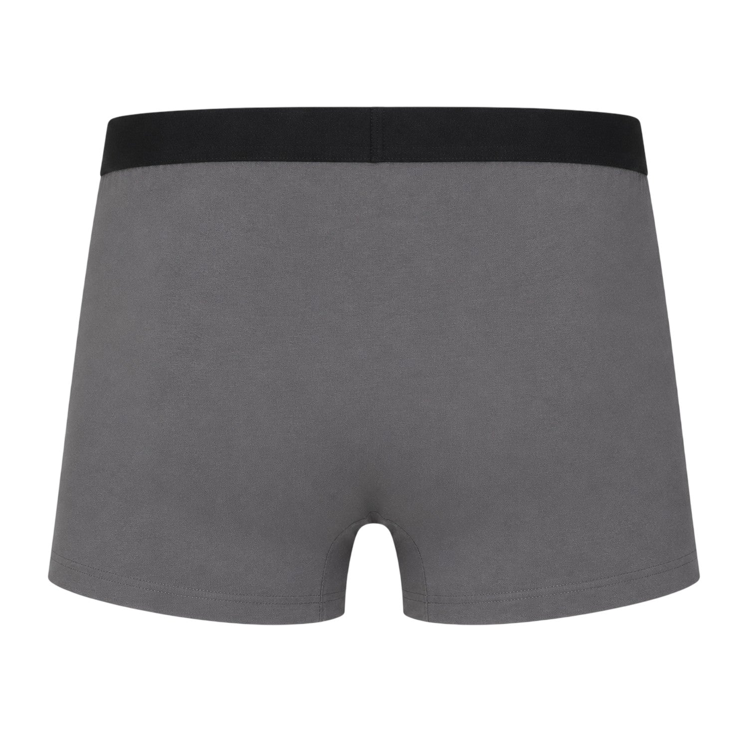 Grey-Blue-Black - Back - Boss Mens Polycotton Boxer Briefs (Pack of 3)