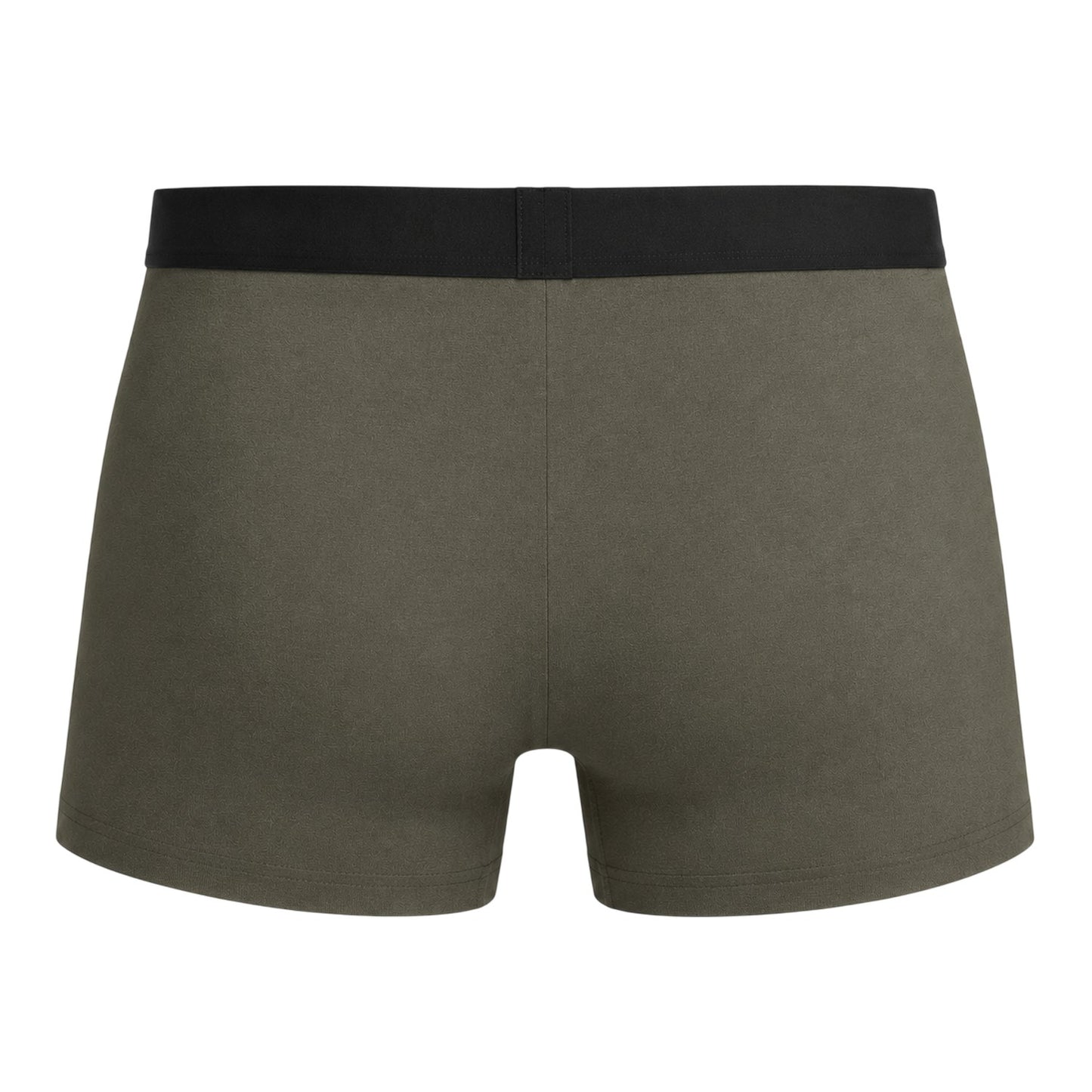 Charcoal-Green-Navy - Back - Boss Mens Polycotton Boxer Briefs (Pack of 3)