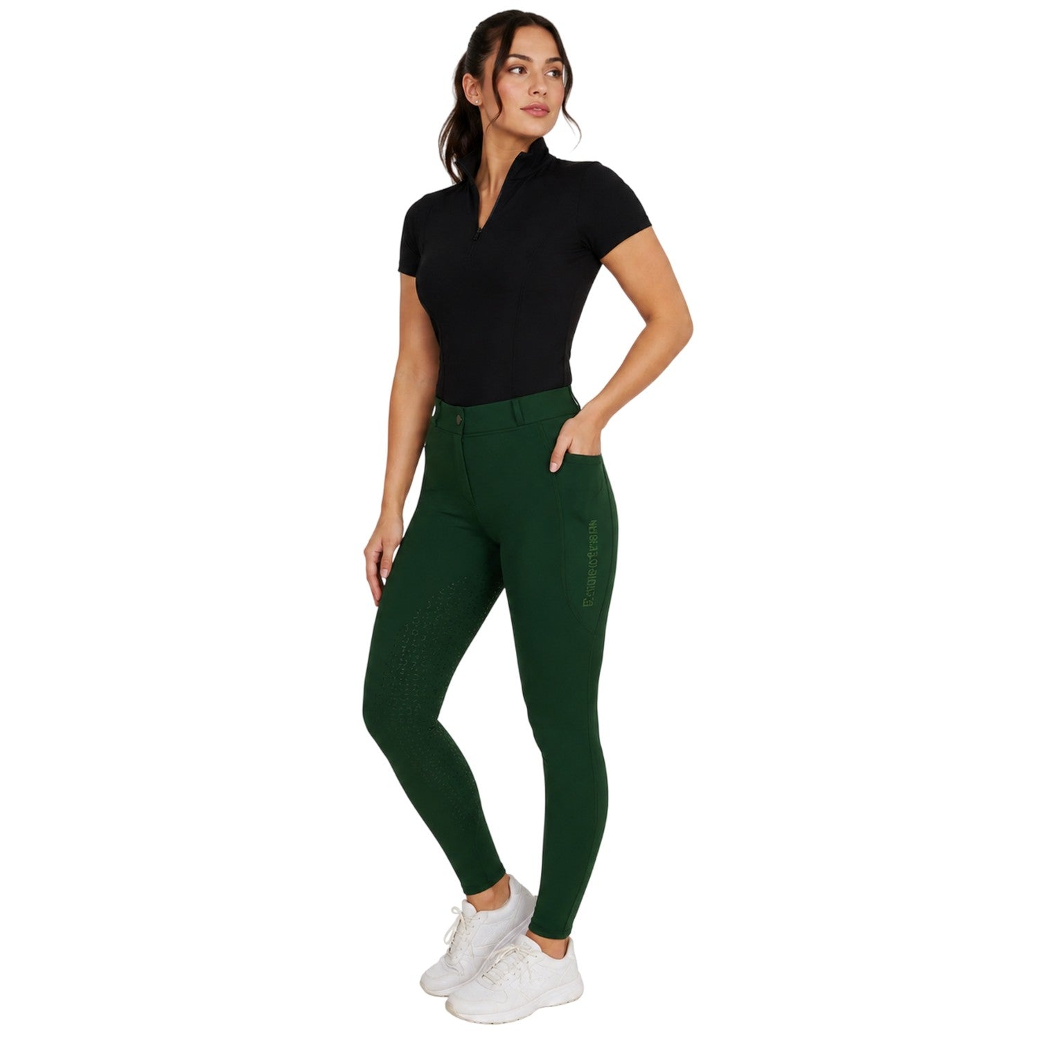 Holly Green - Back - Just Togs Womens-Ladies Freedom Leggings