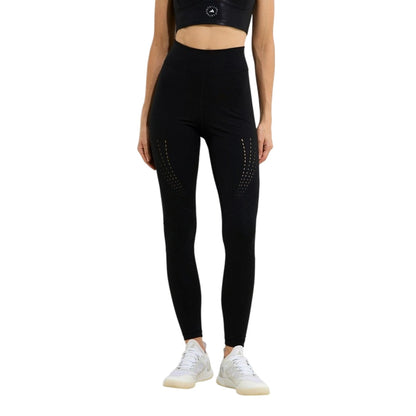 Black - Side - Adidas Womens-Ladies Stella McCartney High Rise Leggings