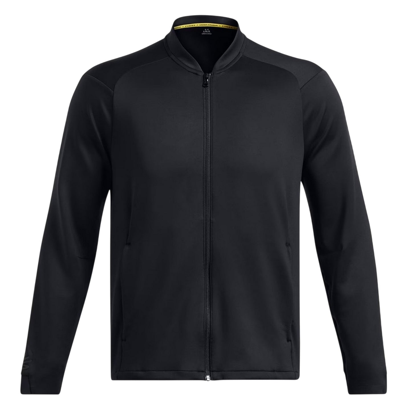 Triple Black - Front - Under Armour Mens Curry Moisture Wicking Raglan Travel Jacket
