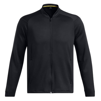 Triple Black - Front - Under Armour Mens Curry Moisture Wicking Raglan Travel Jacket