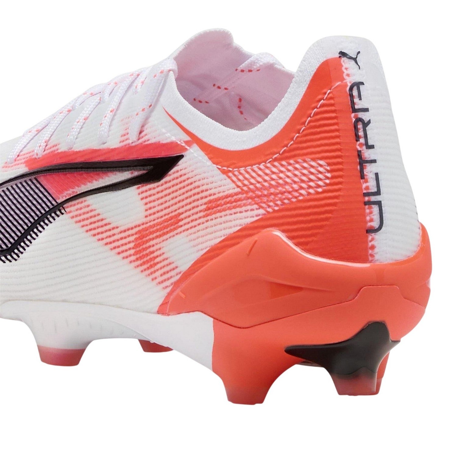 Puma White - Back - Puma Childrens-Kids Ultra 5 Ultimate Firm Ground Football Boots