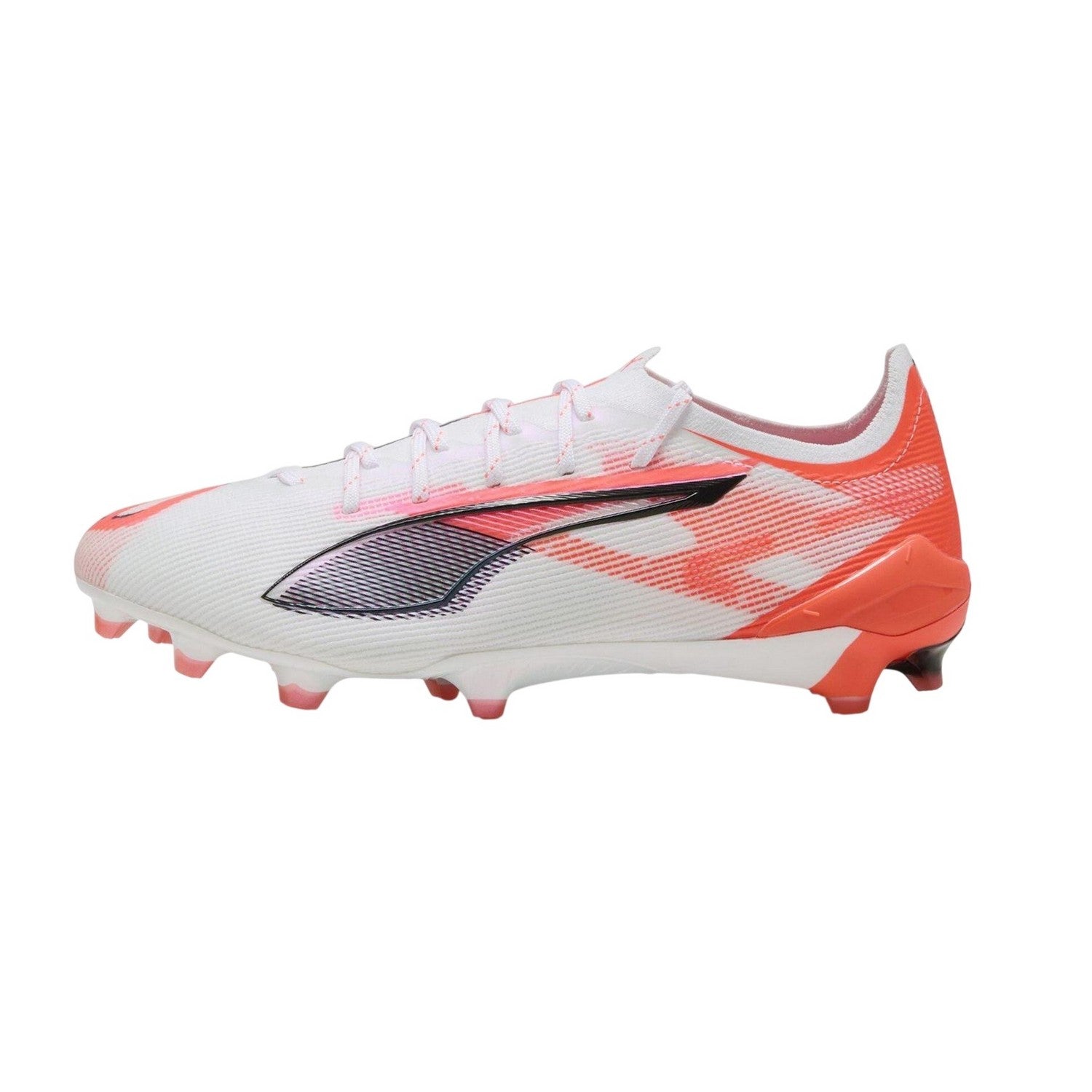 Puma White - Side - Puma Childrens-Kids Ultra 5 Ultimate Firm Ground Football Boots