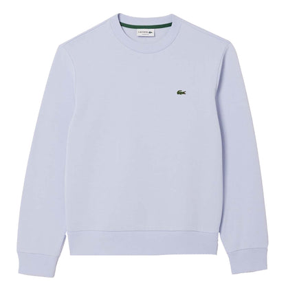 Blue - Front - Lacoste Mens Fleece Crew Neck Sweatshirt