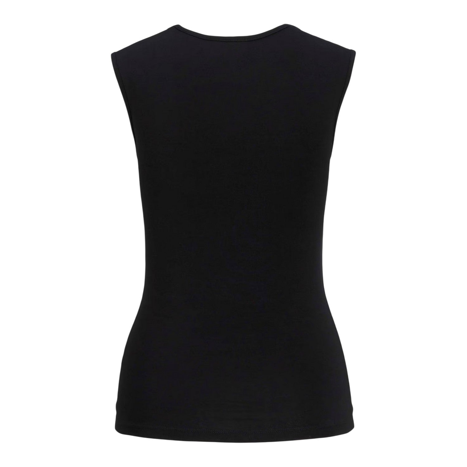 Black - Back - JJXX Womens-Ladies Square Neck Top