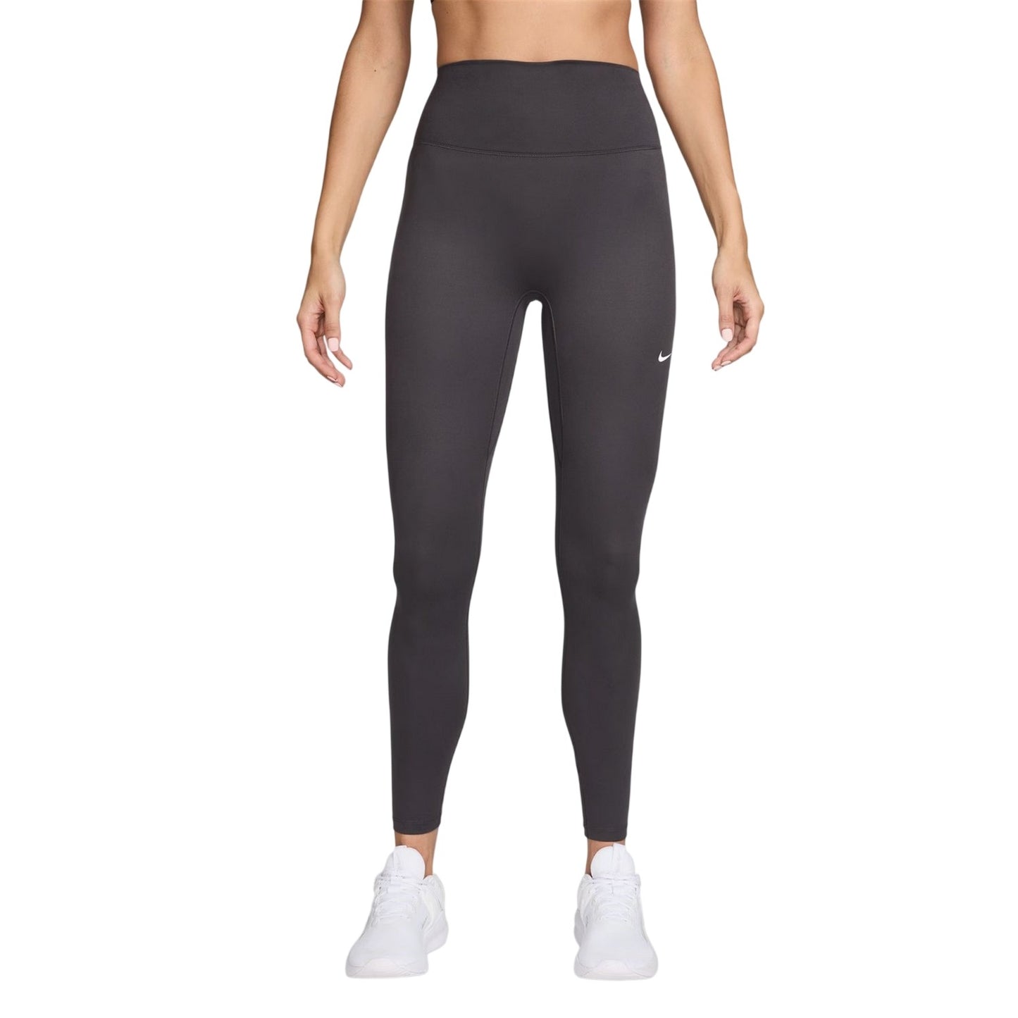 Thunder Grey - Front - Nike Womens-Ladies One Polyester High Waist Leggings