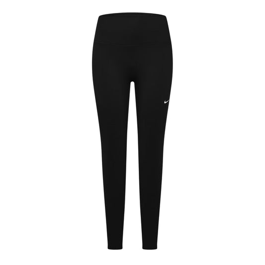 Black - Front - Nike Womens-Ladies One Polyester High Waist Leggings