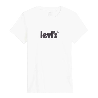White - Front - Levis Womens-Ladies The Perfect T-Shirt