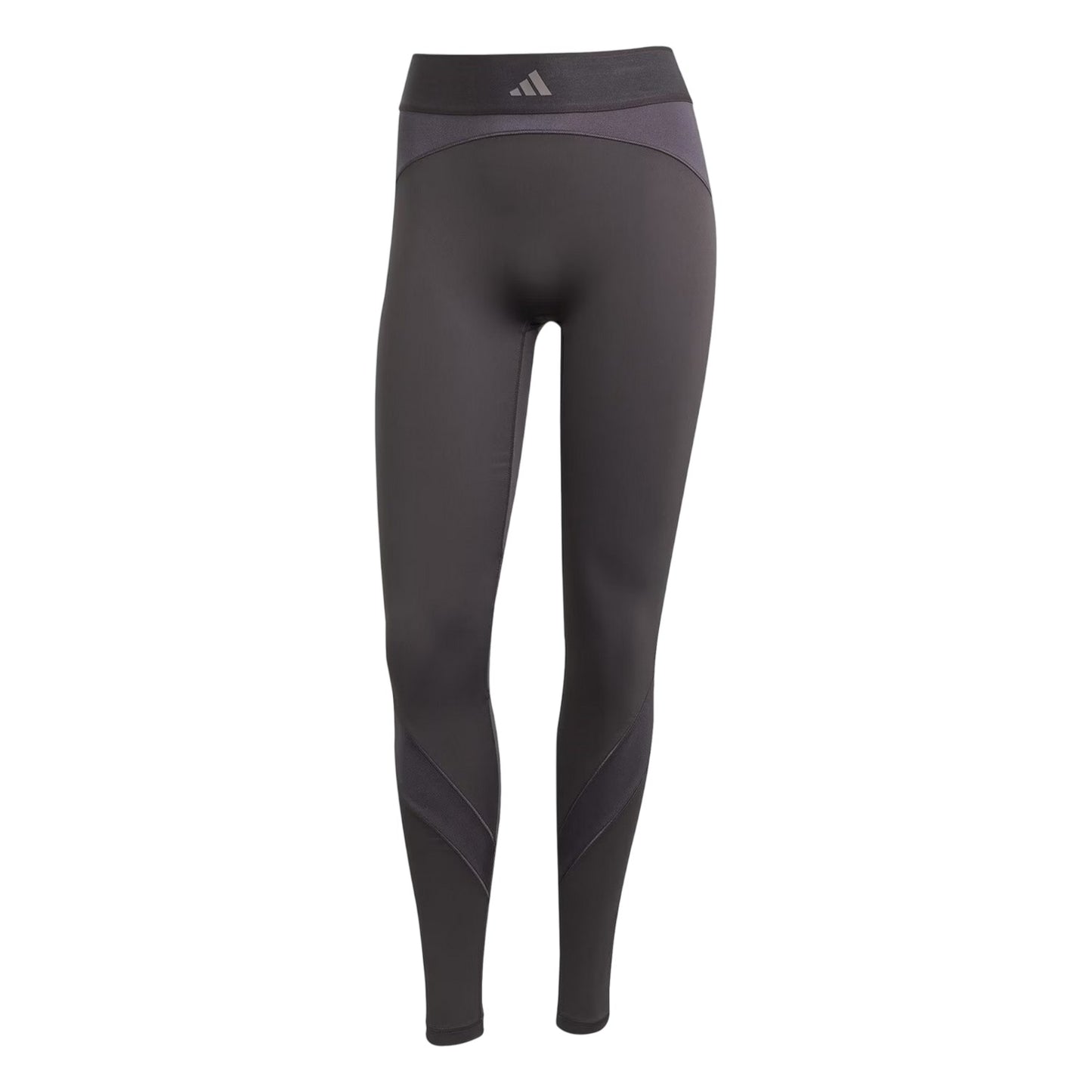 Clay Strata - Front - Adidas Womens-Ladies Hyperglam 3 Stripes Leggings