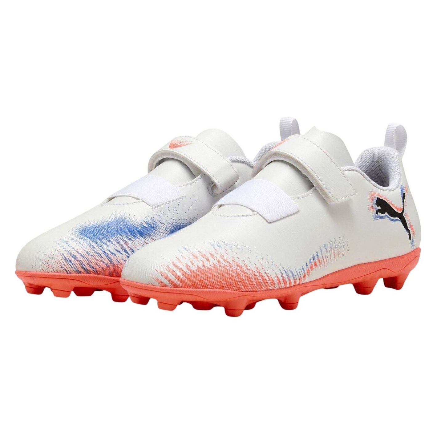 White-Black-Red - Lifestyle - Puma Childrens-Kids Future 8 Club Synthetic Firm Ground Football Boots