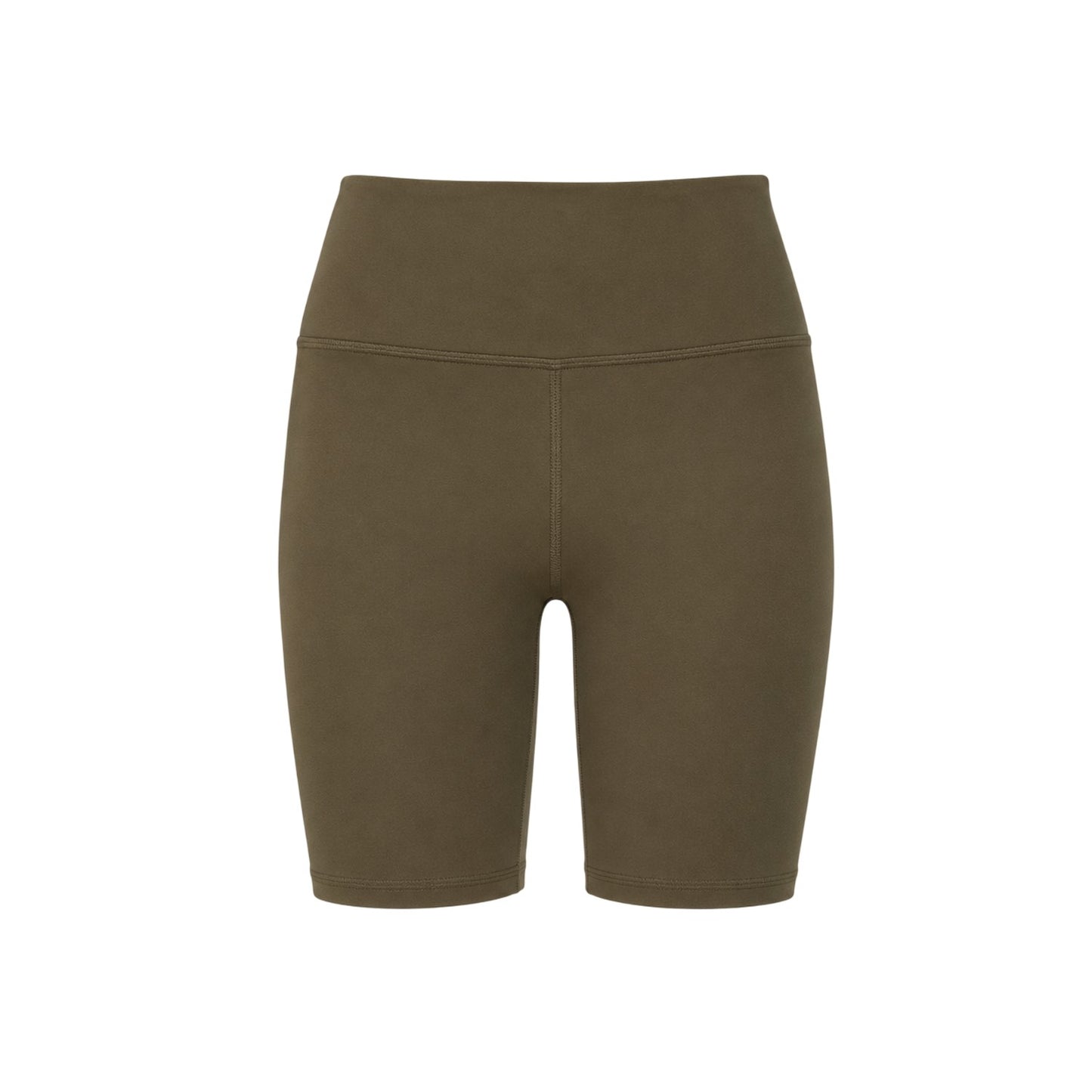 Khaki - Front - Honeyz Womens-Ladies Signature Slim Cycling Shorts