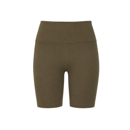 Khaki - Front - Honeyz Womens-Ladies Signature Slim Cycling Shorts