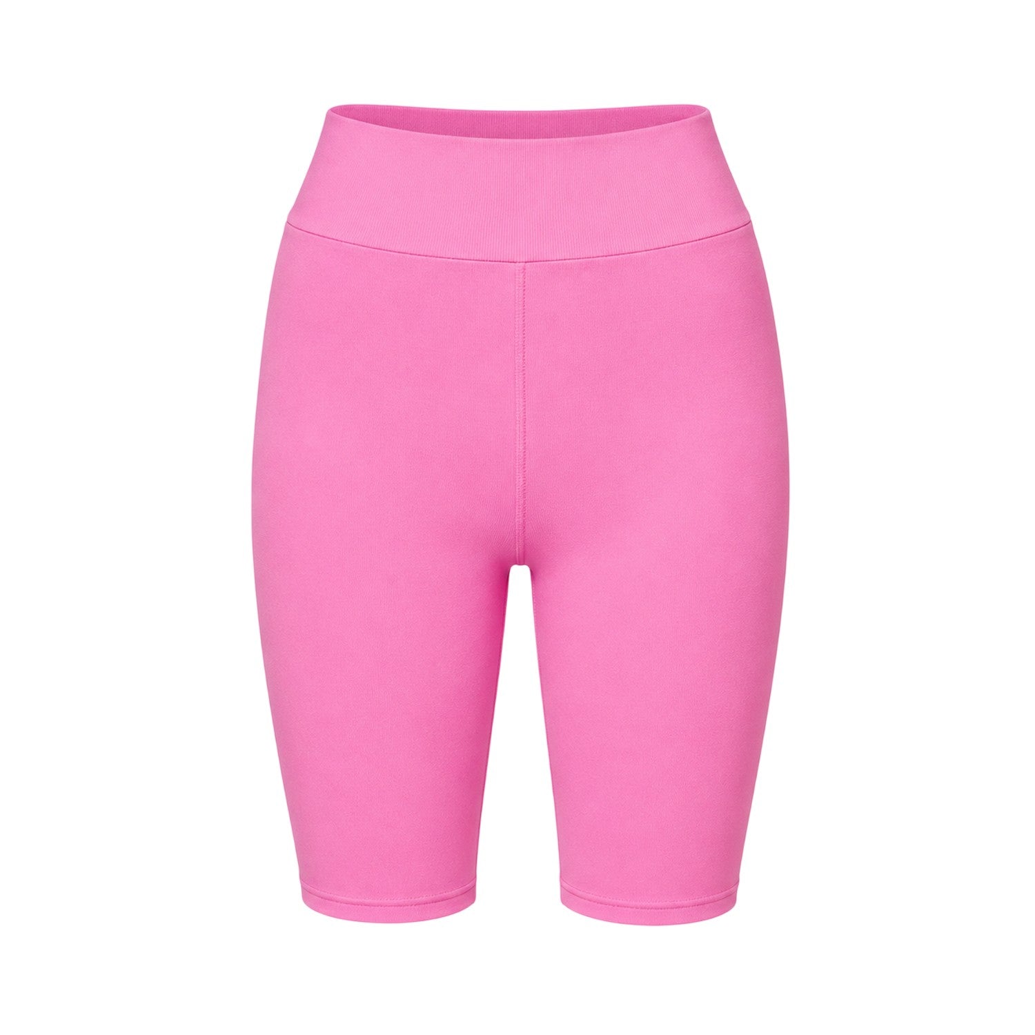 Pink - Front - Honeyz Womens-Ladies Signature Slim Cycling Shorts