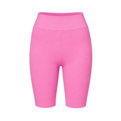 Pink - Front - Honeyz Womens-Ladies Signature Slim Cycling Shorts
