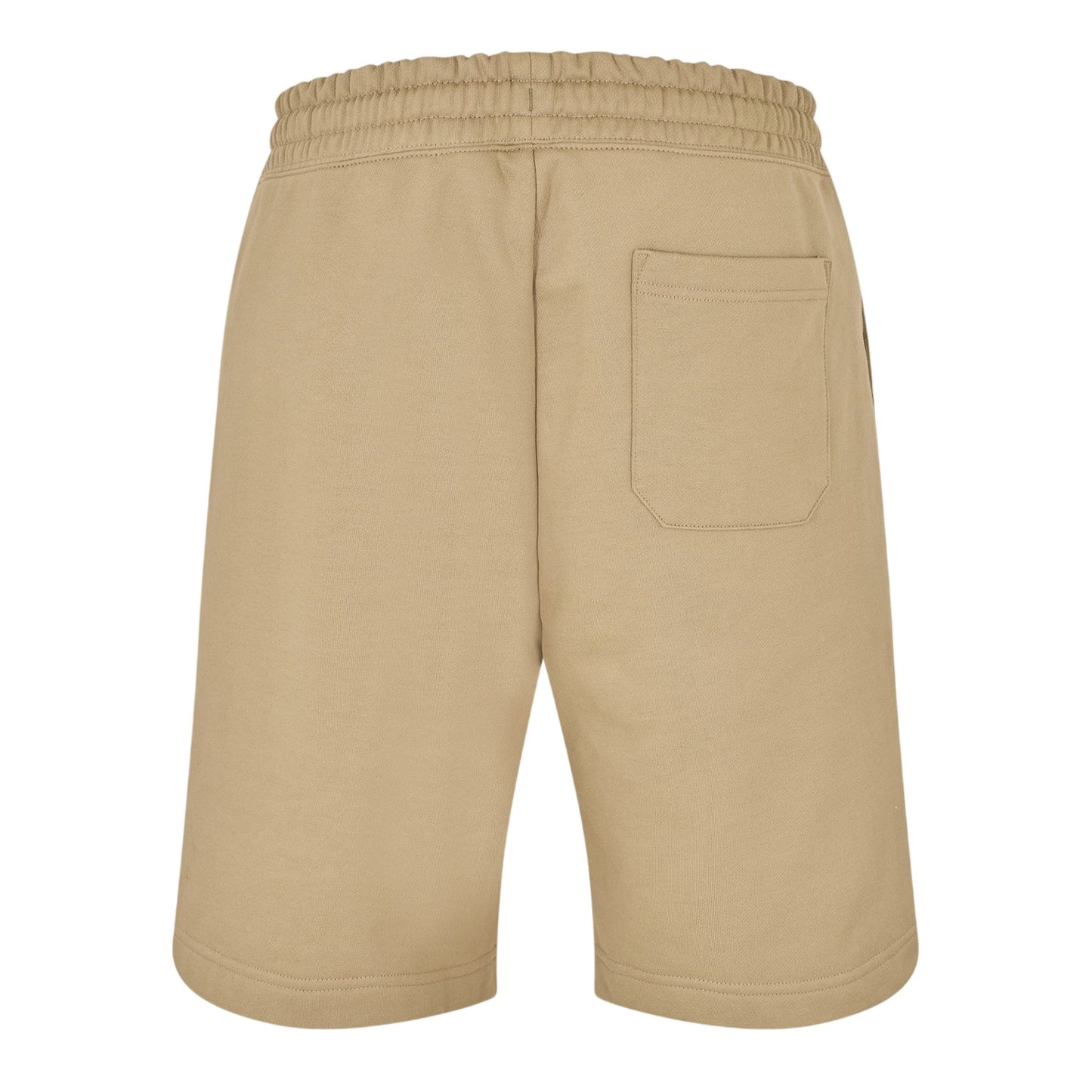 Medium Brown - Back - Hugo Mens Dinkoe Cotton Logo Sweat Shorts