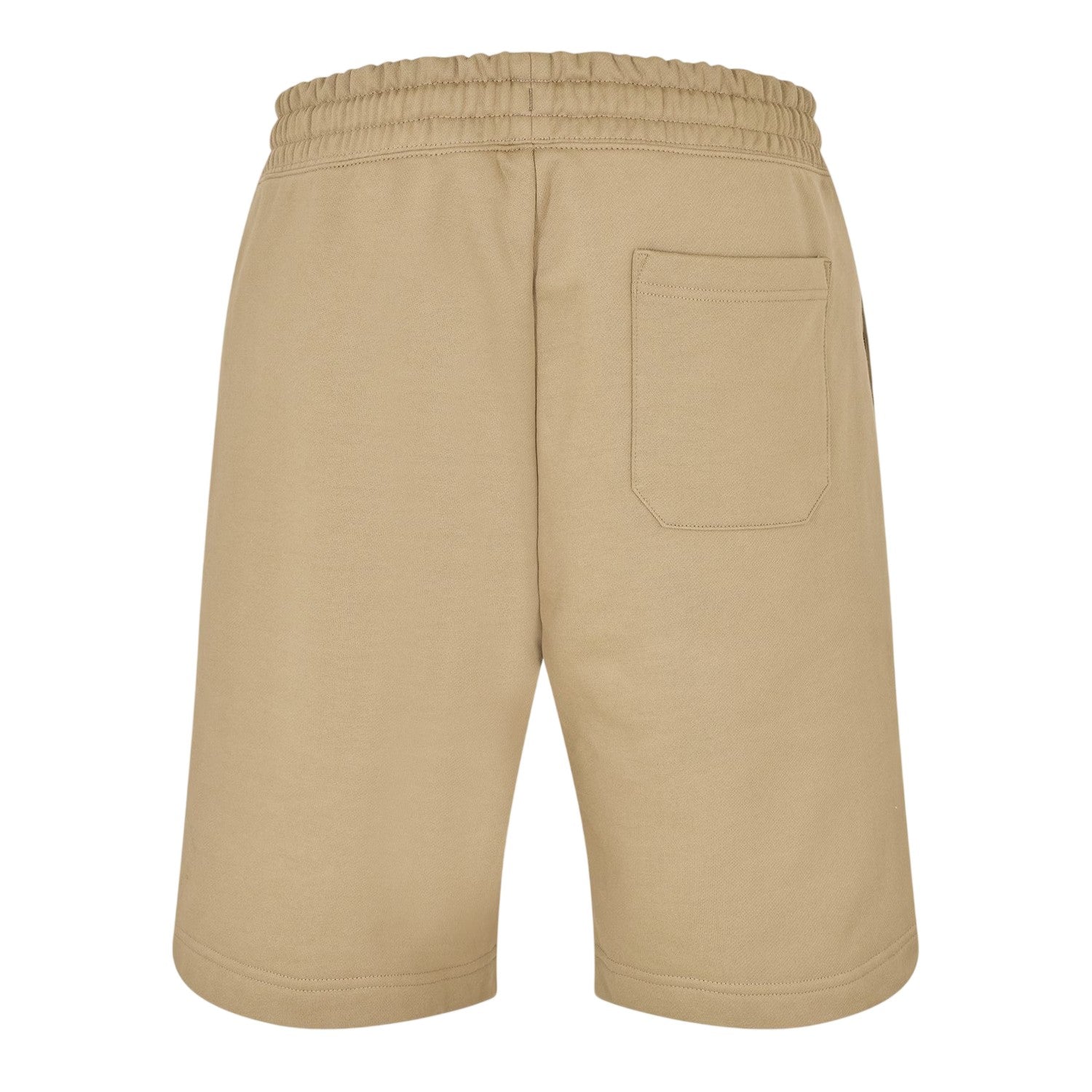 Medium Brown - Back - Hugo Mens Dinkoe Cotton Logo Sweat Shorts