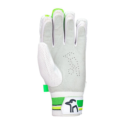 White - Back - Kookaburra Childrens-Kids Kahuna 500 Cricket Batting Gloves