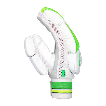 White - Lifestyle - Kookaburra Childrens-Kids Kahuna 500 Cricket Batting Gloves