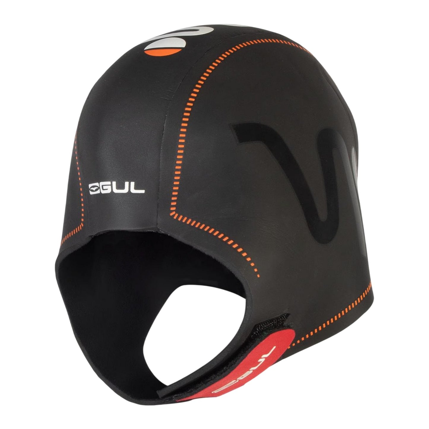 Black - Front - Gul Unisex Adult Logo Neoprene Swimming Cap