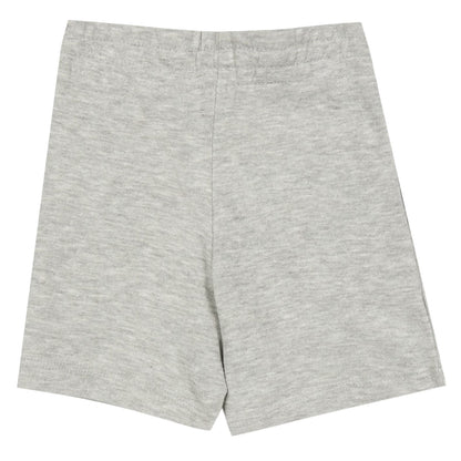 Light Grey Heather - Back - Reebok Childrens-Kids Logo Large Pocket Shorts