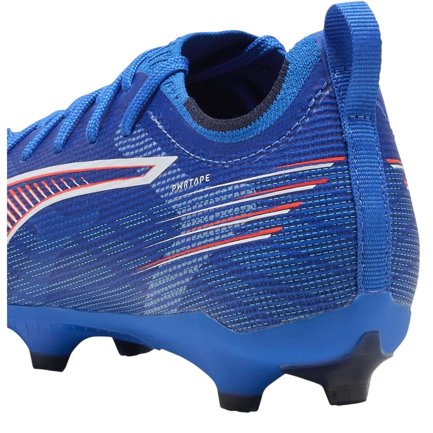 Blue-White - Back - Puma Childrens-Kids Ultra 5 Pro Firm Ground Football Boots